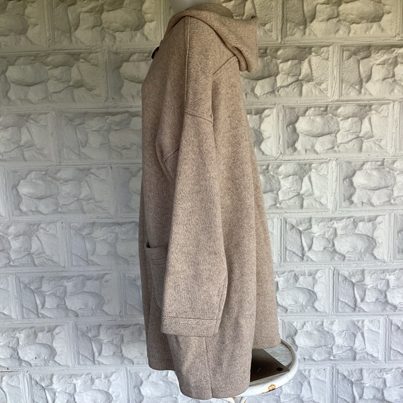CHICO’S 100% LAMBSWOOL HOODED CARDIGAN SIZE 3 / XL - Picture 7 of 12